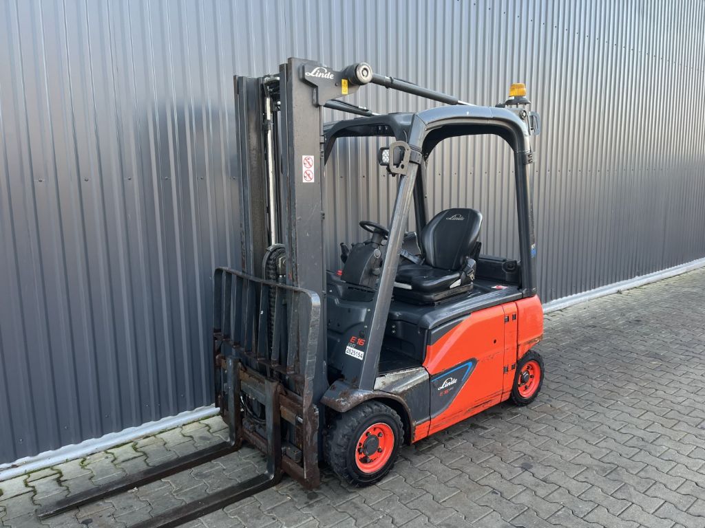 Linde E16P-01 Electric 4-wheel forklift www.superlift-forklift.com