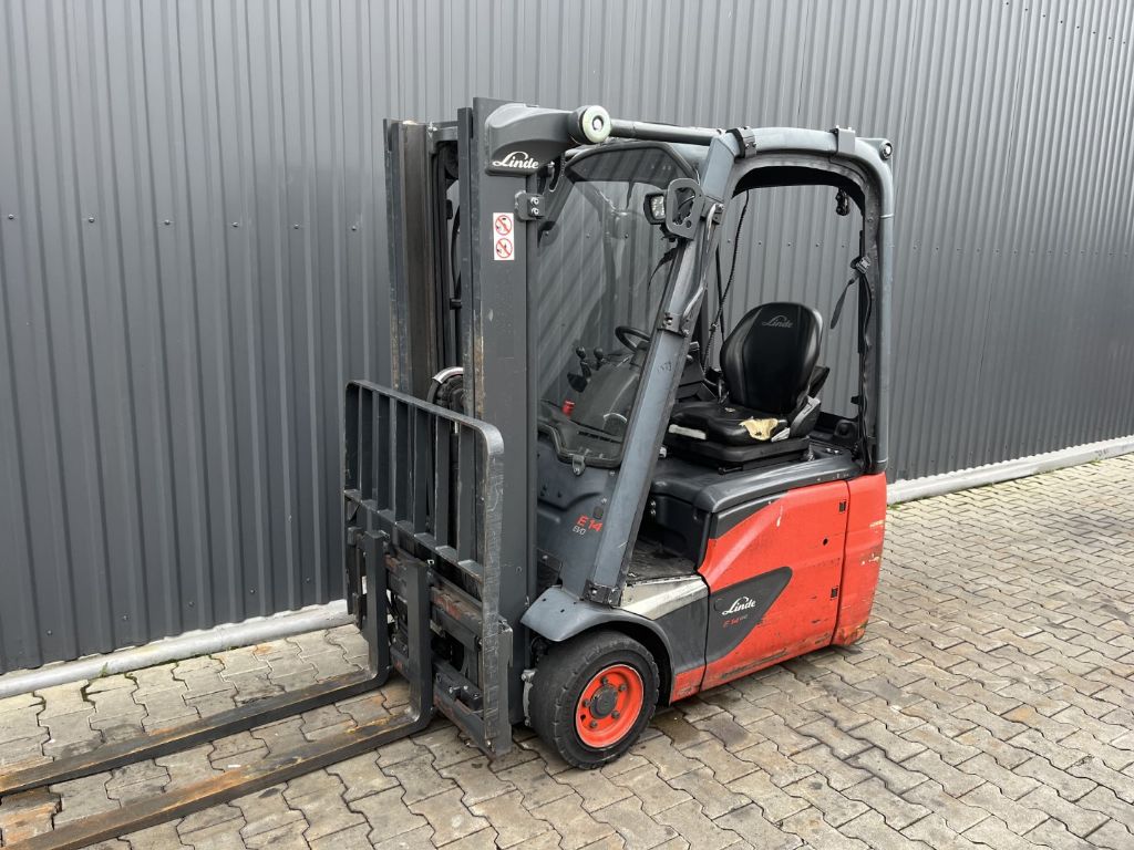 Linde E14-02 Electric 3-wheel forklift www.superlift-forklift.com