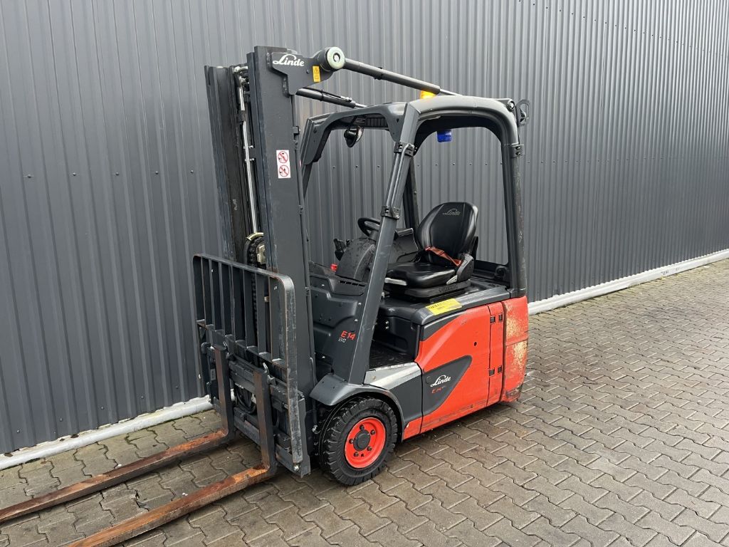 Linde E14-02 Elektro 3 Rad-Stapler www.superlift-forklift.com