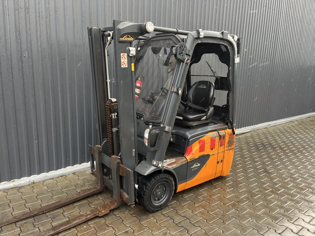 Linde E14-02 Electric 3-wheel forklift www.superlift-forklift.com
