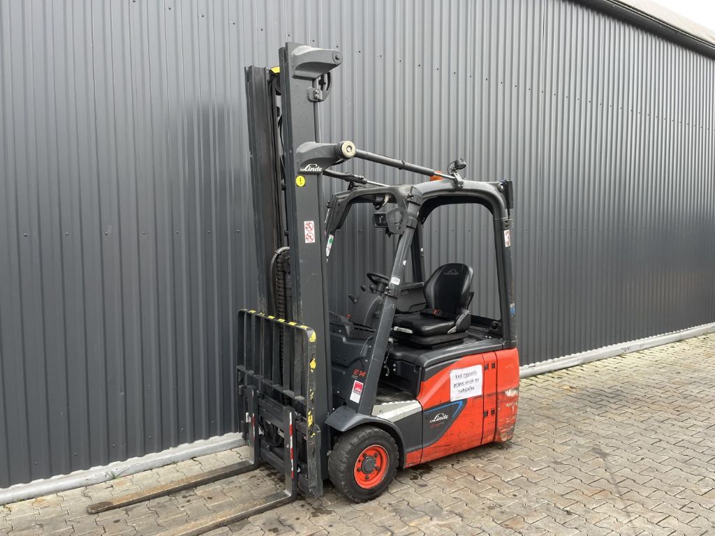 Linde E14-02 Electric 3-wheel forklift www.superlift-forklift.com