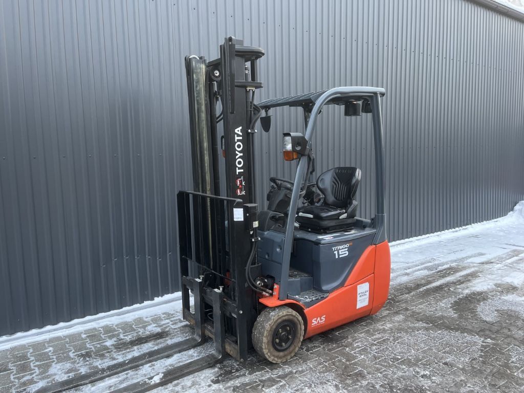 Toyota 8FBET15 Elektro 3 Rad-Stapler www.superlift-forklift.com