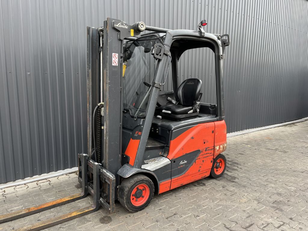 Linde E16PH-02 Electric 4-wheel forklift www.superlift-forklift.com