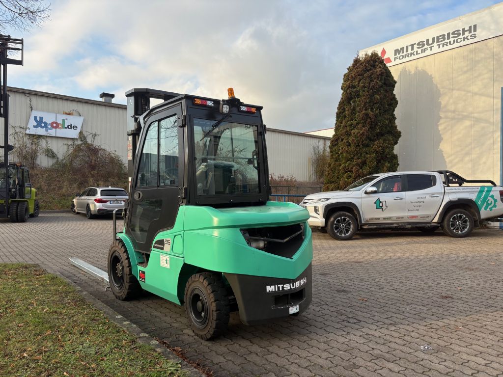Mitsubishi FD35N3 Vollkabine Dieselstapler tecklenborg-gabelstapler.de