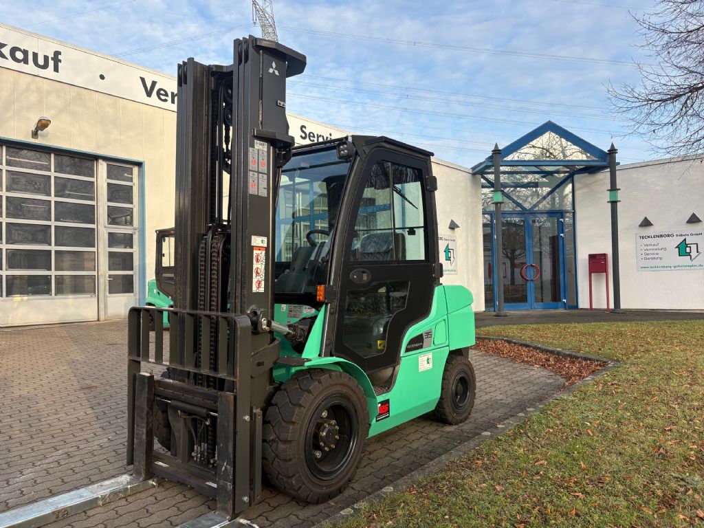Mitsubishi FD35N3 Vollkabine Dieselstapler tecklenborg-gabelstapler.de