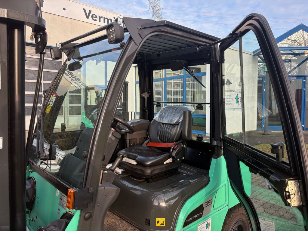 Mitsubishi FD35N3 Vollkabine Dieselstapler tecklenborg-gabelstapler.de