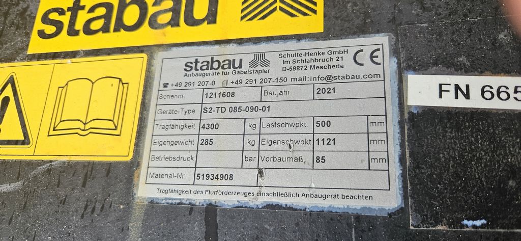 Stabau S2-TD-085-090-01 Tragedorn www.thuenemann-stapler.de