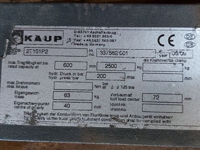 Kaup 2T151P2 Seitenschieber www.thuenemann-stapler.de