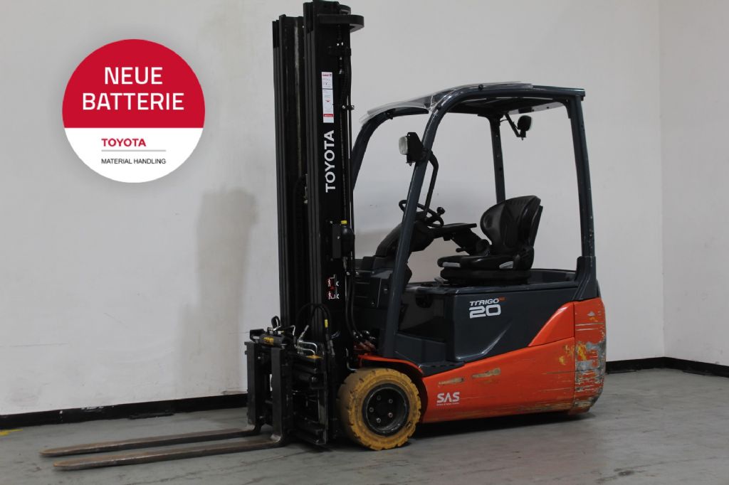 Toyota 8FBE20T Elektro 3 Rad-Stapler loeffler-gabelstapler.de