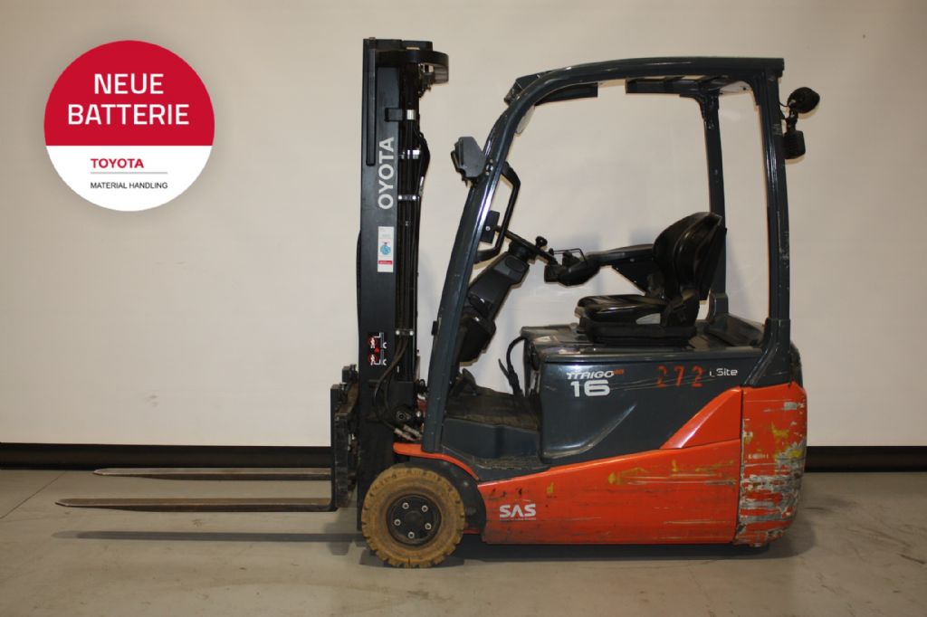 Toyota 8FBE16T Elektro 3 Rad-Stapler www.heinbockel-gabelstapler.de