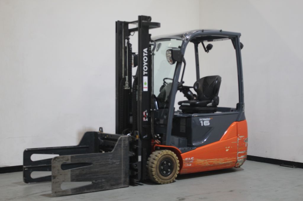 Toyota 8FBE16T Elektro 3 Rad-Stapler loeffler-gabelstapler.de