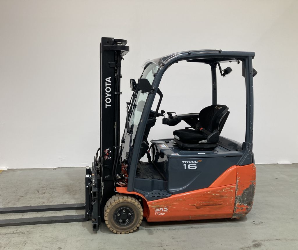 Toyota 8FBE16T Elektro 3 Rad-Stapler gabelstapler-nord.de