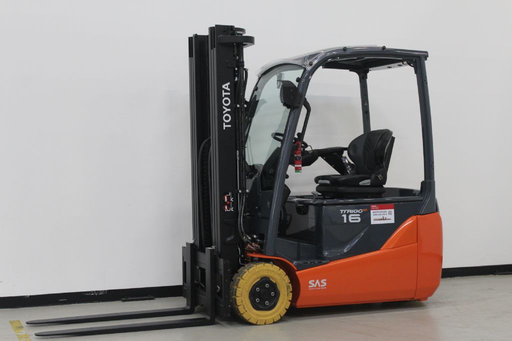 Toyota 8FBE16T Elektro 3 Rad-Stapler dregab.de