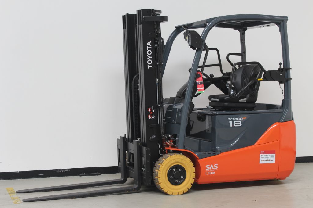 Toyota 8FBE18T Elektro 3 Rad-Stapler gfg-gabelstapler.de