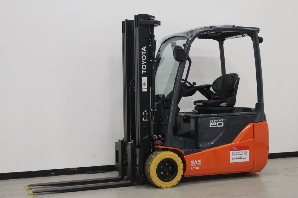 Toyota 8FBE20T Elektro 3 Rad-Stapler loeffler-gabelstapler.de