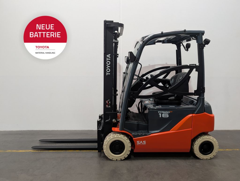 Toyota 8FBMK16T Elektro 4 Rad-Stapler www.foerdertechnik-rietberg.de Toyota 8FBMK16T Elektro 4 Rad-Stapler www.foerdertechnik-rietberg.de