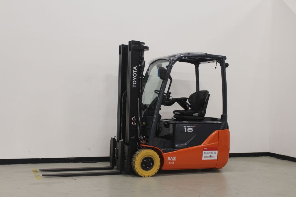 Toyota 8FBE16T Elektro 3 Rad-Stapler www.heinbockel-gabelstapler.de
