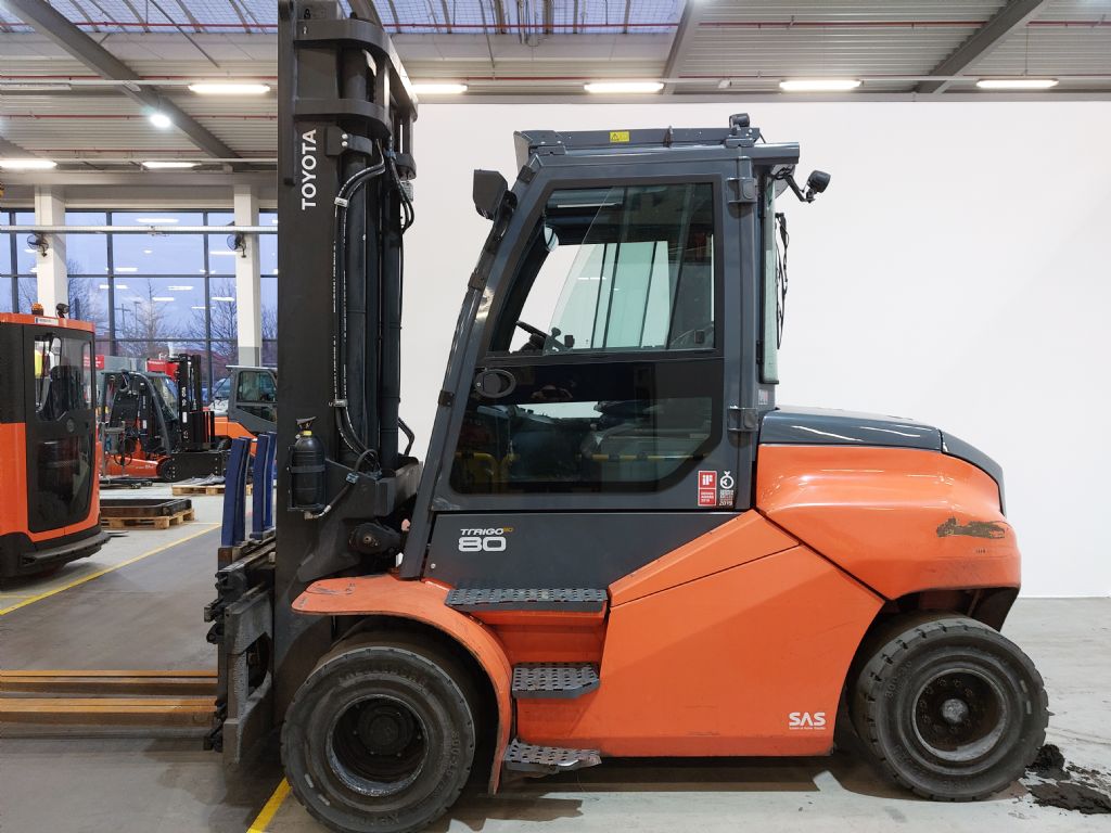 Toyota 9FBM80T Elektro 4 Rad-Stapler www.heinbockel-gabelstapler.de