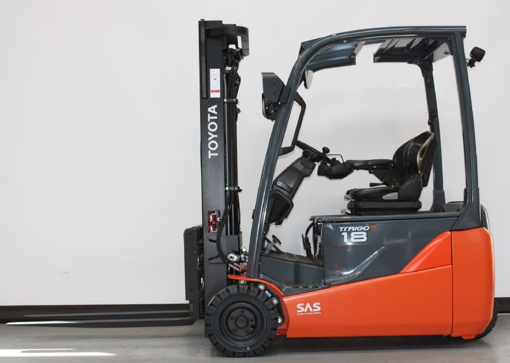 Toyota 8FBE18T Elektro 3 Rad-Stapler gfg-gabelstapler.de