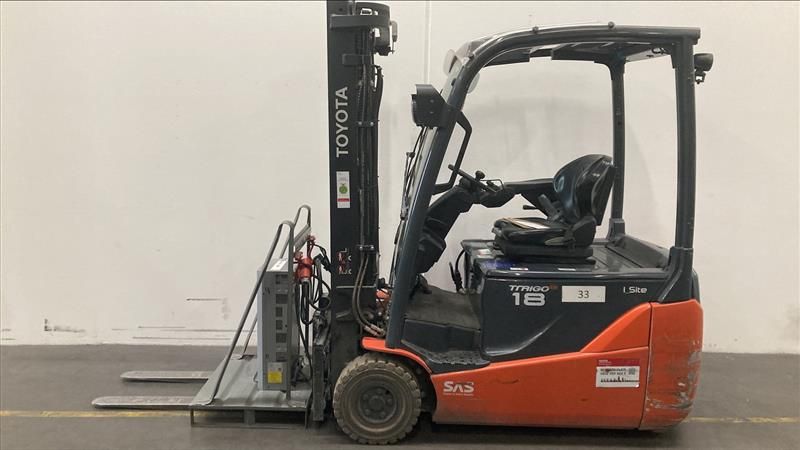 Toyota 8FBE18T Elektro 3 Rad-Stapler www.heinbockel-gabelstapler.de