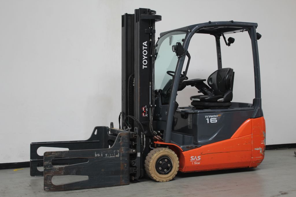 Toyota 8FBE16T Elektro 3 Rad-Stapler loeffler-gabelstapler.de