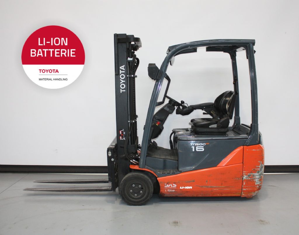Toyota 8FBE16T Elektro 3 Rad-Stapler www.heinbockel-gabelstapler.de