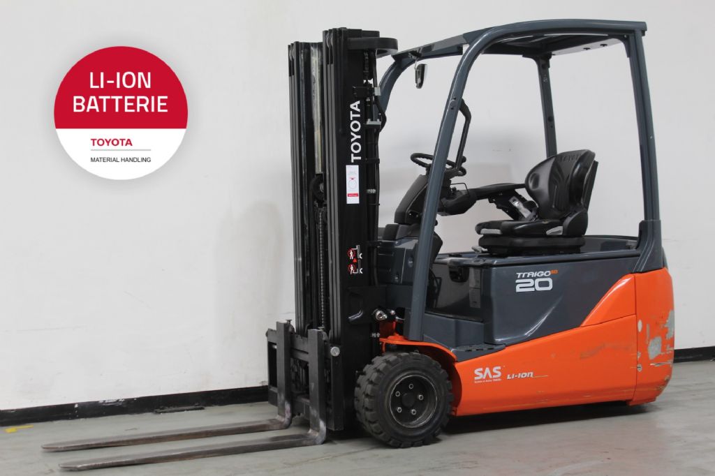 Toyota 8FBE20T Elektro 3 Rad-Stapler loeffler-gabelstapler.de
