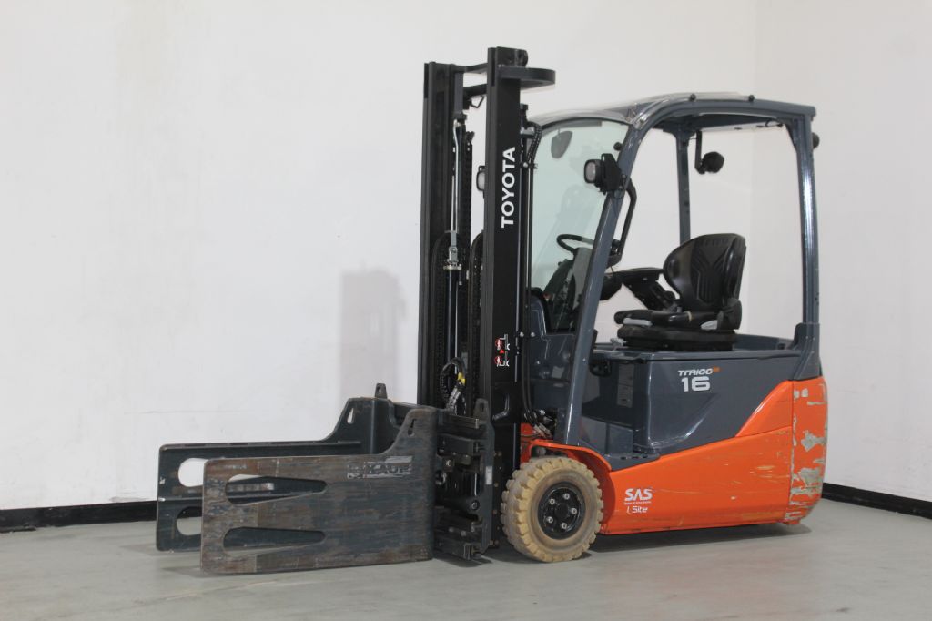 Toyota 8FBE16T Elektro 3 Rad-Stapler loeffler-gabelstapler.de