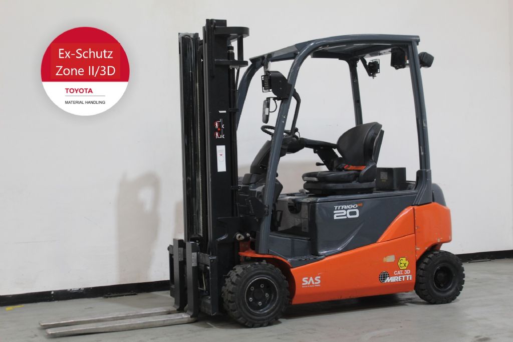Toyota 8FBM20T Elektro 4 Rad-Stapler loeffler-gabelstapler.de