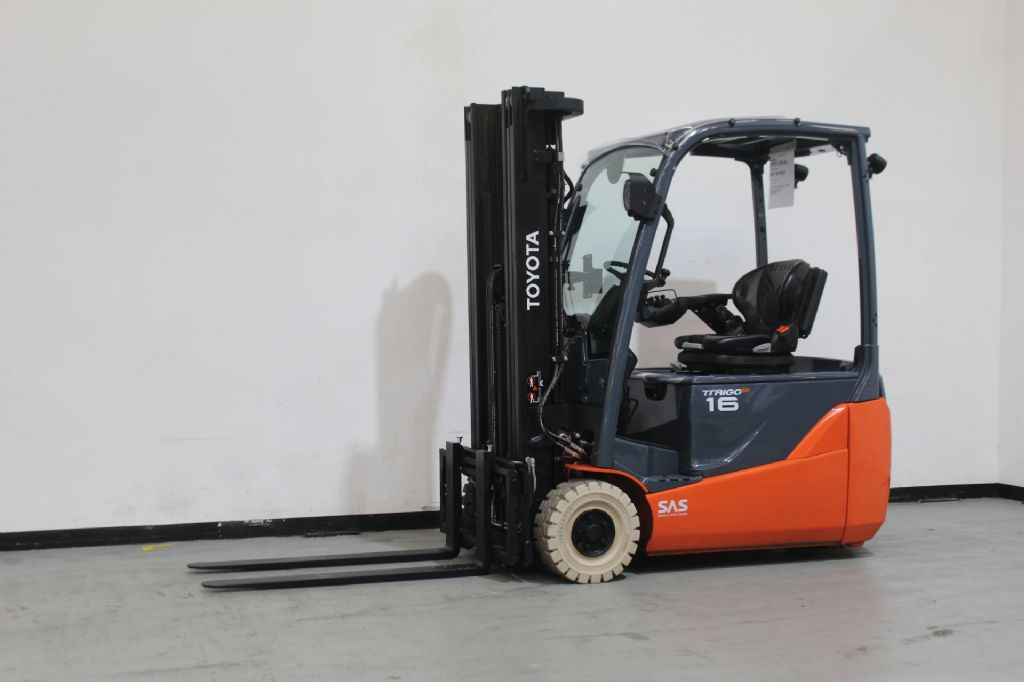 Toyota 8FBE16T Elektro 3 Rad-Stapler loeffler-gabelstapler.de