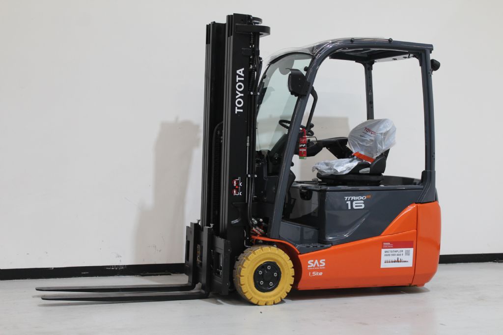 Toyota 8FBE16T Elektro 3 Rad-Stapler loeffler-gabelstapler.de