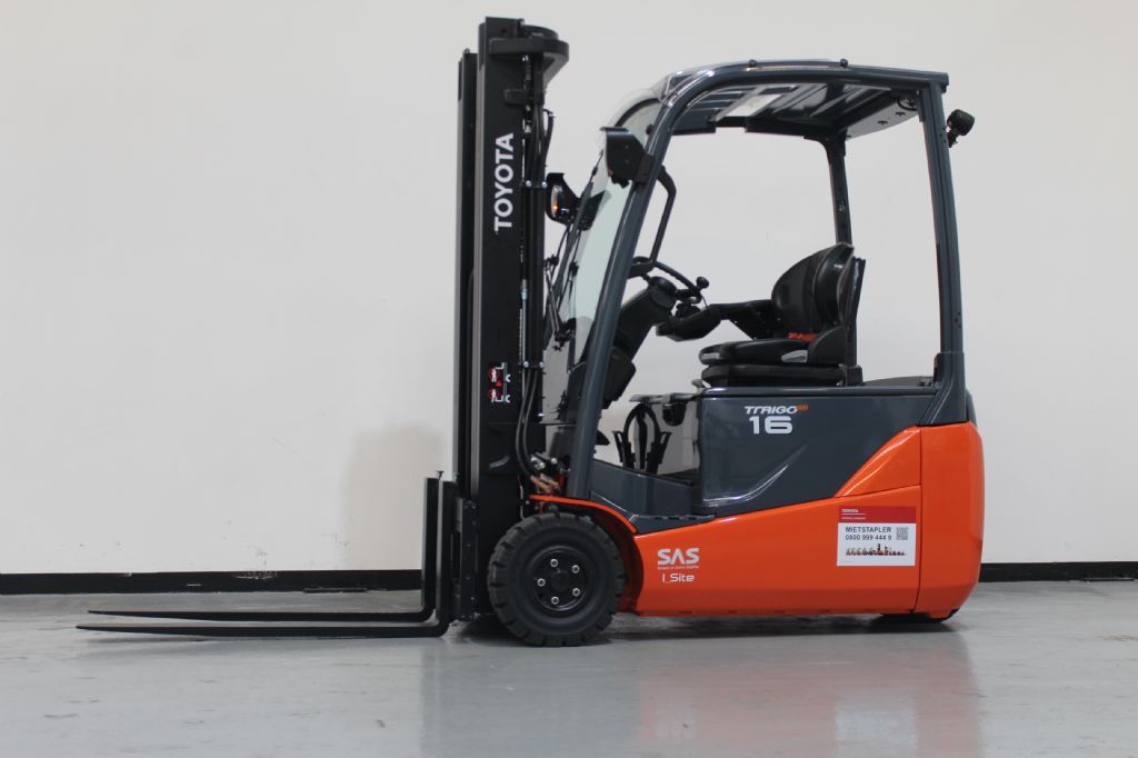 Toyota 8FBE16T Elektro 3 Rad-Stapler gabelstapler-nord.de