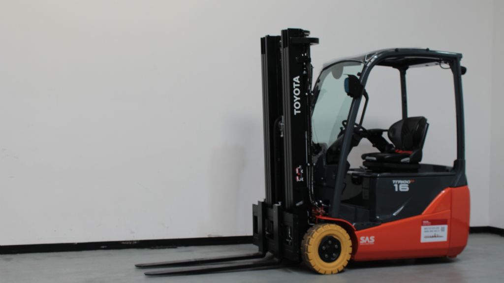 Toyota 8FBE16T Elektro 3 Rad-Stapler gfg-gabelstapler.de