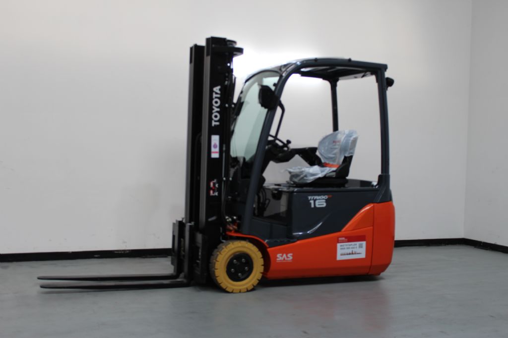Toyota 8FBE16T Elektro 3 Rad-Stapler gfg-gabelstapler.de