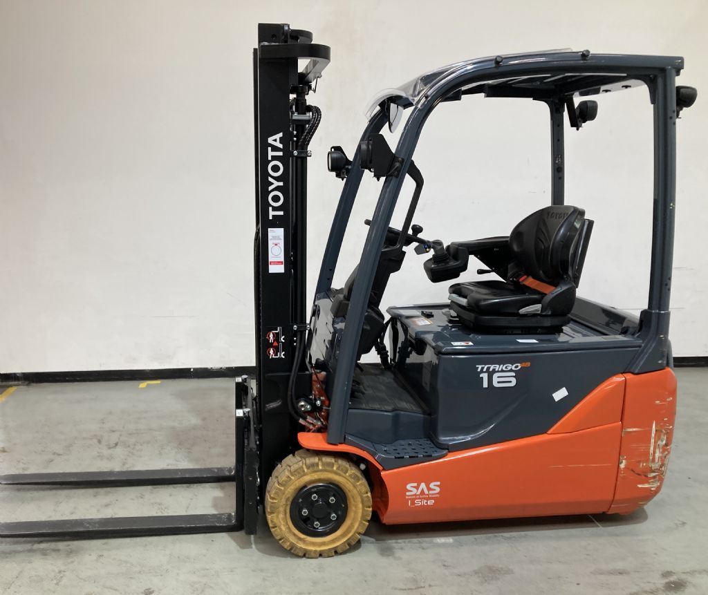 Toyota 8FBE16T Elektro 3 Rad-Stapler loeffler-gabelstapler.de