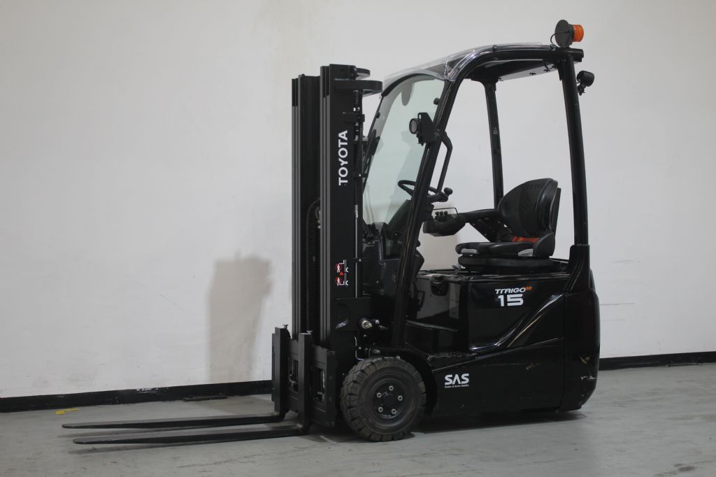 Toyota 8FBE15T Elektro 3 Rad-Stapler loeffler-gabelstapler.de