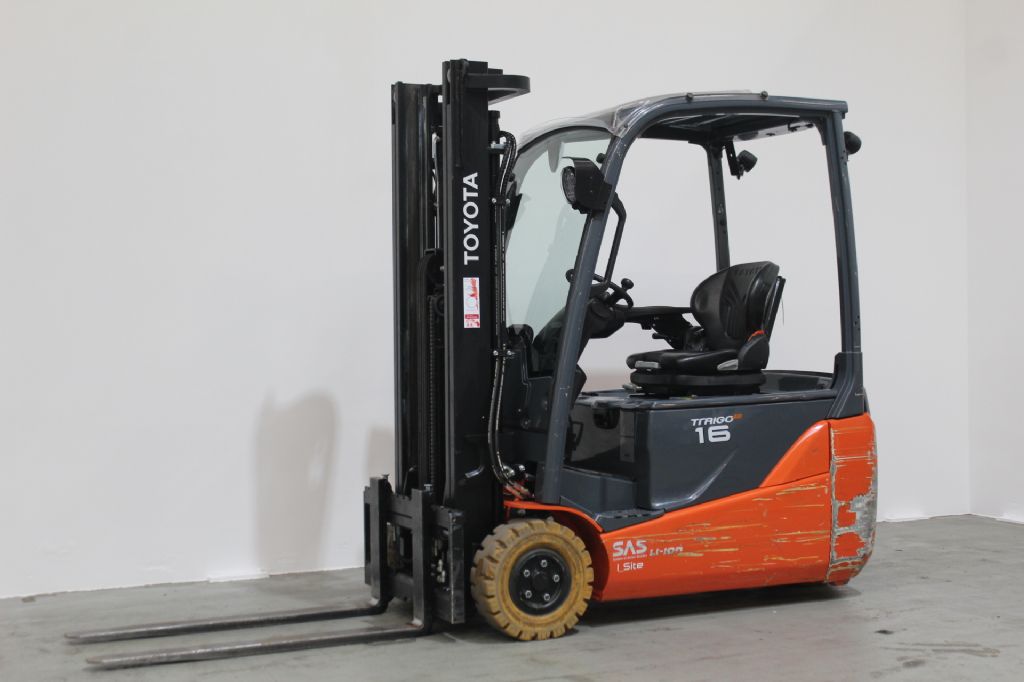 Toyota 8FBE16T Elektro 3 Rad-Stapler loeffler-gabelstapler.de