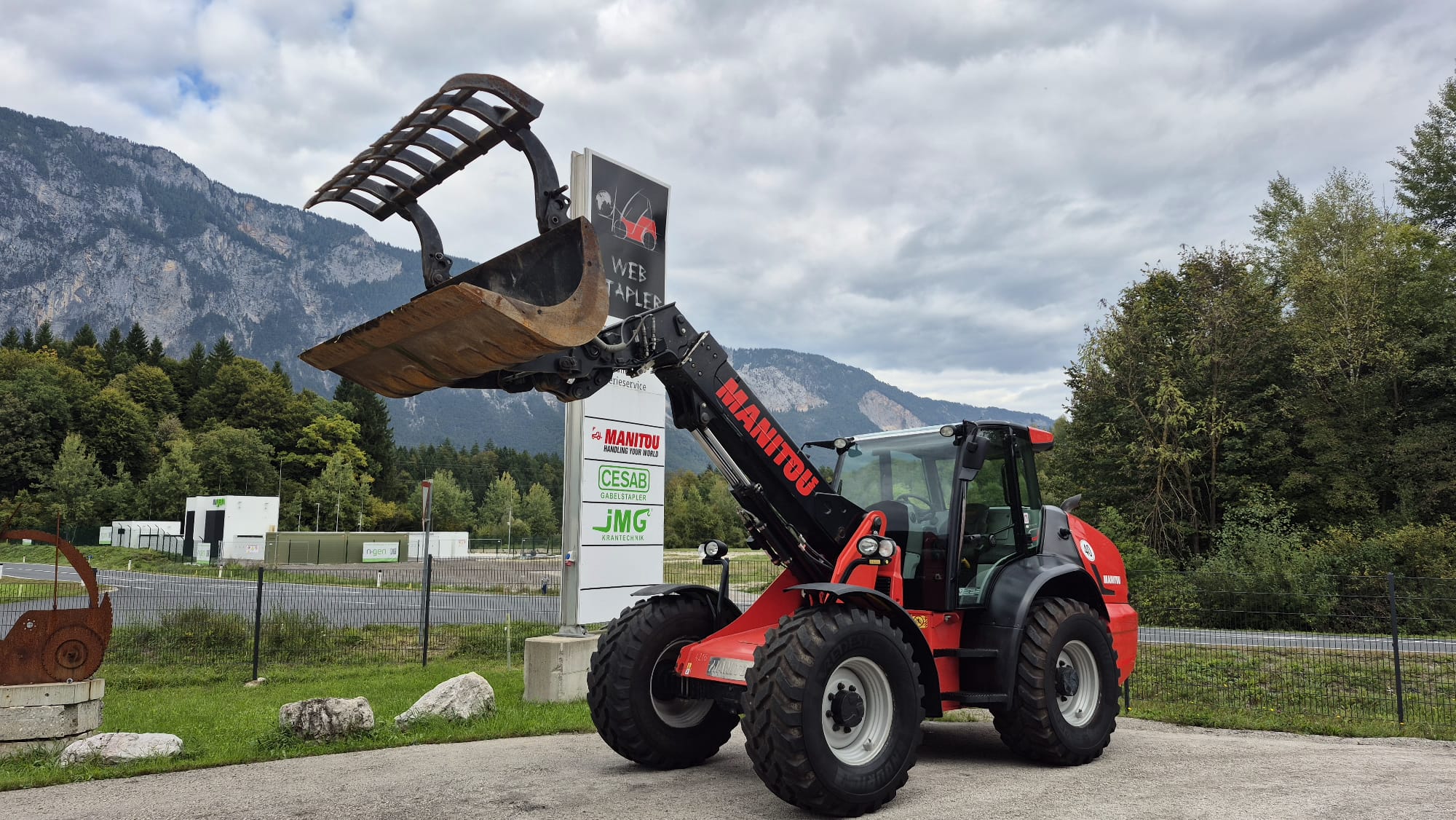 Manitou MLA-T 533-145 V+ Knicklader www.sbstapler.ch