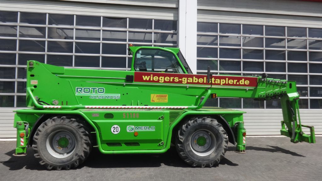 Merlo-Roto 40.26 MCSS Mietgerät - Verfügbarkeit nach Rücksprache-Teleskopstapler drehbar-www.wiegers-gabelstapler.de Merlo-Roto 40.26 MCSS Mietgerät - Verfügbarkeit nach Rücksprache-Teleskopstapler drehbar-www.wiegers-gabelstapler.de