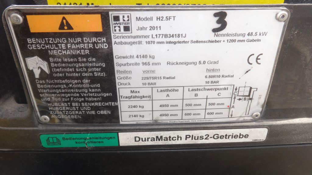 Hyster-H2.5FT-Dieselstapler-www.wiegers-gabelstapler.de Hyster-H2.5FT-Dieselstapler-www.wiegers-gabelstapler.de