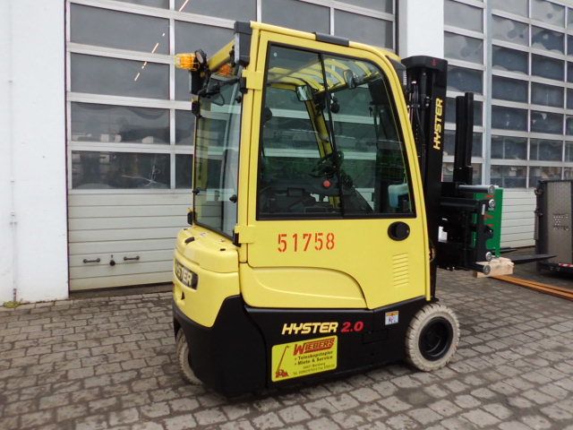 Hyster-J2.0XNT MWB-Elektro 3 Rad-Stapler-www.wiegers-gabelstapler.de