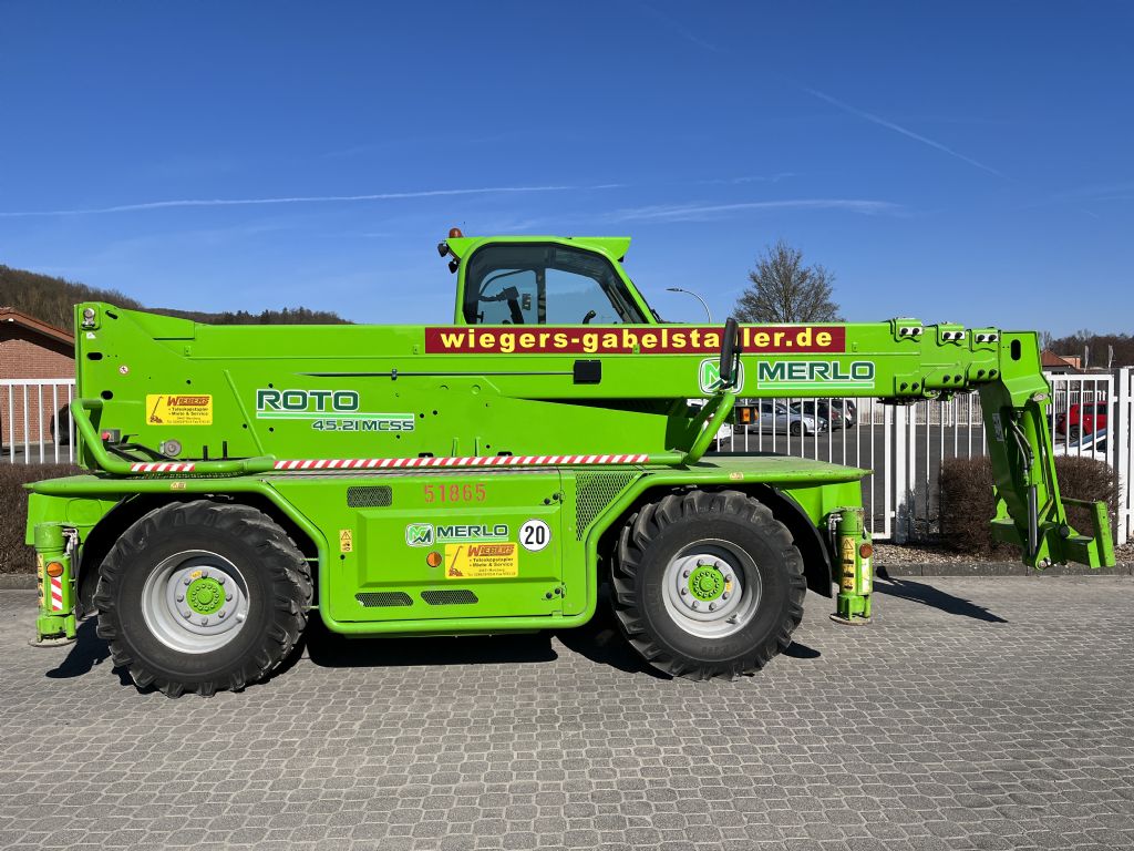 Merlo-Roto 45.21 MCSS-Teleskopstapler drehbar-www.wiegers-gabelstapler.de Merlo-Roto 45.21 MCSS-Teleskopstapler drehbar-www.wiegers-gabelstapler.de