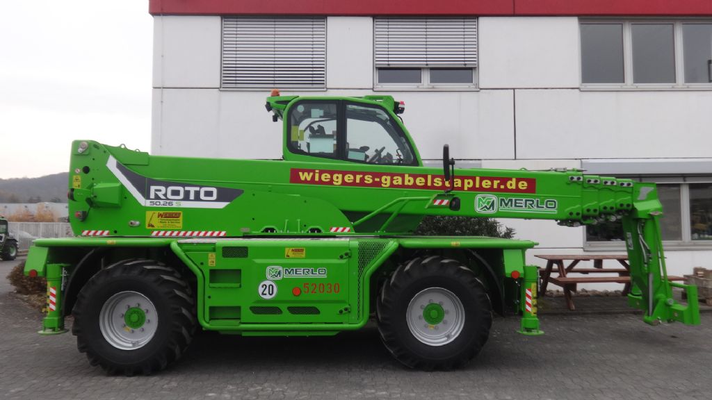 Merlo-R50.26 S Mietgerät - Verfügbarkeit nach Rücksprache -Teleskopstapler drehbar-www.wiegers-gabelstapler.de Merlo-R50.26 S Mietgerät - Verfügbarkeit nach Rücksprache -Teleskopstapler drehbar-www.wiegers-gabelstapler.de