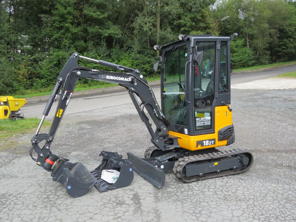 Eurocomach-ES 18 ZT-Minibagger-www.wilmes-mietservice.de