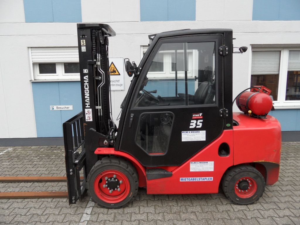 HC Hangcha-CPYD 35-XH3F - Triplex - Kabine - wenig Stunden-Treibgasstapler-www.wilms-wiegers.de