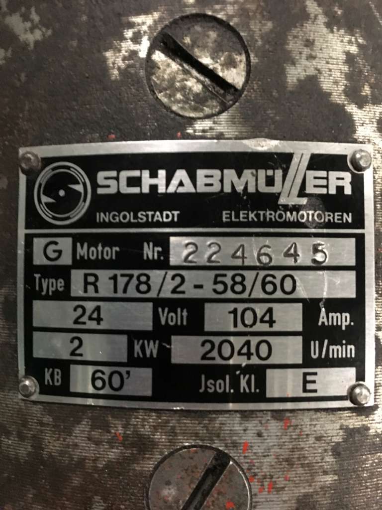 Schabmüller E12 BR323 Motor www.wtrading.nl